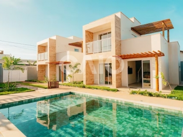 Casas em condomínio fechado em São Miguel do Gostoso - Foto